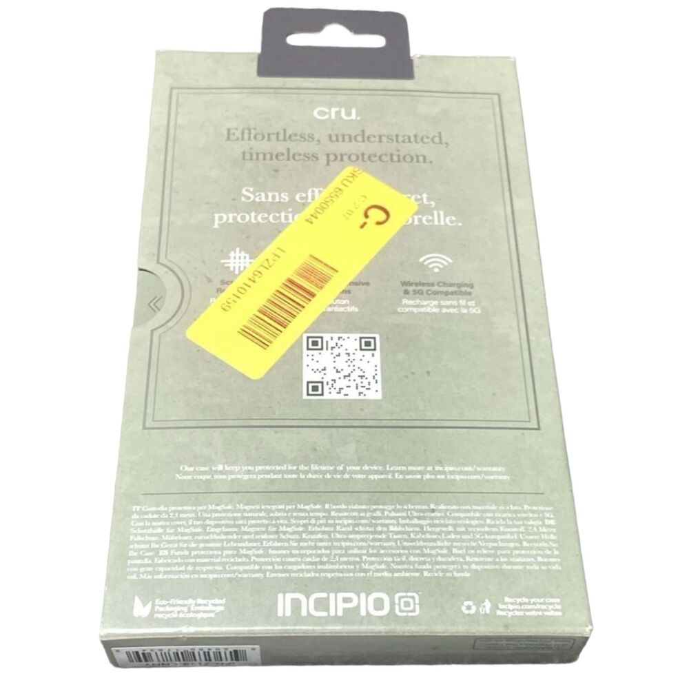 Incipio Cru MagSafe Case iPhone 15 Pro Navy Canvas IPH-2129-CNNY Brand New - Picture 4 of 7